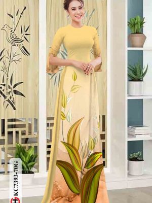 Vải áo dài in hình lá mới ra AD KC7393 23 1601959490 262 Vai ao dai in hinh la moi ra AD KC7393