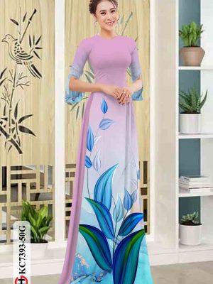 Vải áo dài in hình lá mới ra AD KC7393 18 1601959490 791 Vai ao dai in hinh la moi ra AD KC7393