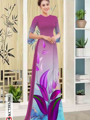 Vải áo dài in hình lá mới ra AD KC7393 21 1601959490 871 Vai ao dai in hinh la moi ra AD KC7393
