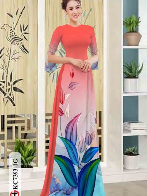 Vải áo dài in hình lá mới ra AD KC7393 24 1601959491 209 Vai ao dai in hinh la moi ra AD KC7393