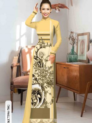 Vải áo dài hoa in 3D mới ra AD KC7394 16 1601959814 996 Vai ao dai hoa in 3D moi ra AD KC7394