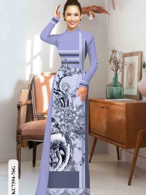 Vải áo dài hoa in 3D mới ra AD KC7394 24 1601959815 193 Vai ao dai hoa in 3D moi ra AD KC7394