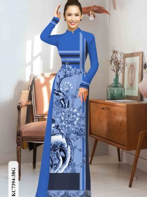 Vải áo dài hoa in 3D mới ra AD KC7394 21 1601959815 970 Vai ao dai hoa in 3D moi ra AD KC7394