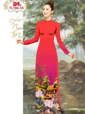 1602039293 505 Vai Ao Dai Lua Ngoc Mai Hoa Sen moi ra