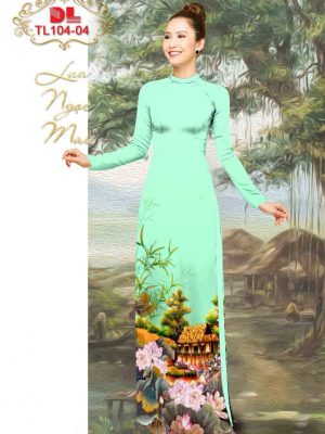 1602039293 567 Vai Ao Dai Lua Ngoc Mai Hoa Sen moi ra