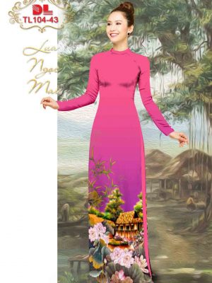 1602039294 241 Vai Ao Dai Lua Ngoc Mai Hoa Sen moi ra
