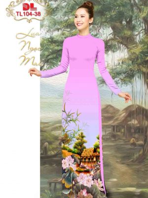 1602039294 496 Vai Ao Dai Lua Ngoc Mai Hoa Sen moi ra
