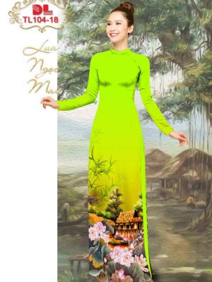 1602039295 173 Vai Ao Dai Lua Ngoc Mai Hoa Sen moi ra