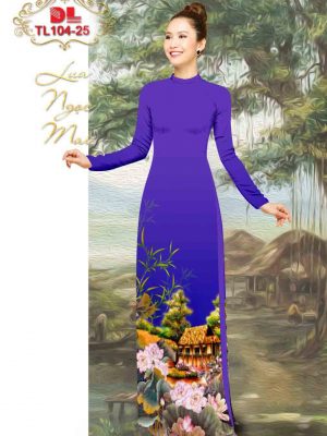 1602039295 277 Vai Ao Dai Lua Ngoc Mai Hoa Sen moi ra