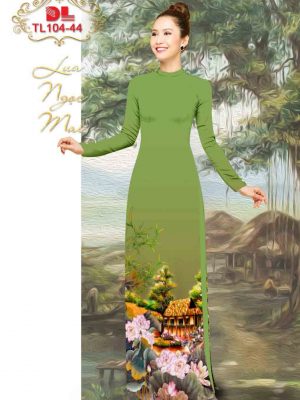 1602039295 281 Vai Ao Dai Lua Ngoc Mai Hoa Sen moi ra