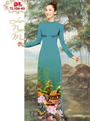 1602039296 895 Vai Ao Dai Lua Ngoc Mai Hoa Sen moi ra