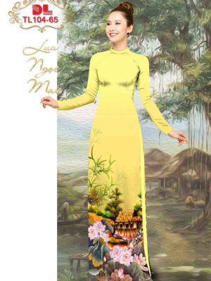1602039296 943 Vai Ao Dai Lua Ngoc Mai Hoa Sen moi ra