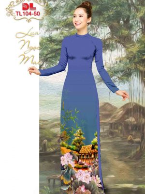 1602039297 788 Vai Ao Dai Lua Ngoc Mai Hoa Sen moi ra