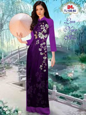 Vải Áo Dài Lụa Ngọc Mai Hoa In 3D mới ra AD TL109 28 1602039688 204 Vai Ao Dai Lua Ngoc Mai Hoa In 3D moi