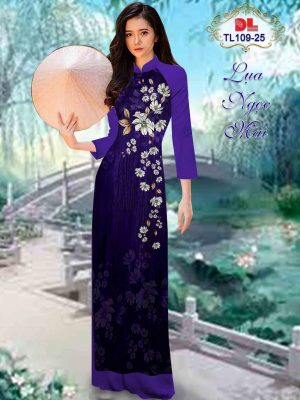 Vải Áo Dài Lụa Ngọc Mai Hoa In 3D mới ra AD TL109 27 1602039688 263 Vai Ao Dai Lua Ngoc Mai Hoa In 3D moi