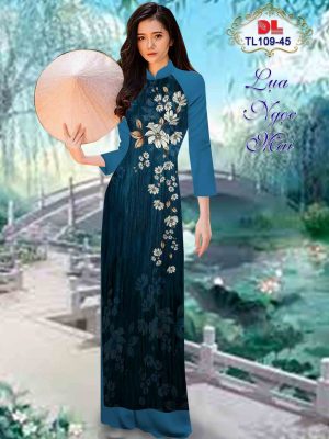 Vải Áo Dài Lụa Ngọc Mai Hoa In 3D mới ra AD TL109 31 1602039688 771 Vai Ao Dai Lua Ngoc Mai Hoa In 3D moi