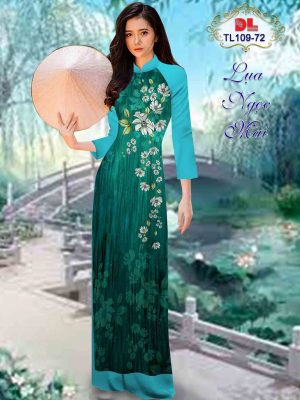 Vải Áo Dài Lụa Ngọc Mai Hoa In 3D mới ra AD TL109 34 1602039689 75 Vai Ao Dai Lua Ngoc Mai Hoa In 3D moi