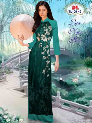 Vải Áo Dài Lụa Ngọc Mai Hoa In 3D mới ra AD TL109 42 1602039690 255 Vai Ao Dai Lua Ngoc Mai Hoa In 3D moi