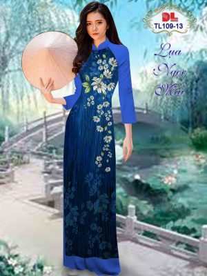 Vải Áo Dài Lụa Ngọc Mai Hoa In 3D mới ra AD TL109 41 1602039690 721 Vai Ao Dai Lua Ngoc Mai Hoa In 3D moi