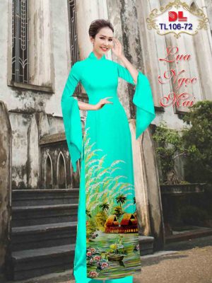 Vải Áo Dài Lụa Ngọc Mai Phong Cảnh mới ra AD TL106 15 1602039869 973 Vai Ao Dai Lua Ngoc Mai Phong Canh moi ra
