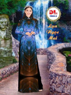 Vải Áo Dài Lụa Ngọc Mai Hoa Văn mới ra AD TR68 22 1602040468 241 Vai Ao Dai Lua Ngoc Mai Hoa Van moi ra