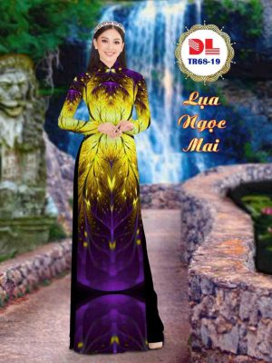 Vải Áo Dài Lụa Ngọc Mai Hoa Văn mới ra AD TR68 25 1602040468 458 Vai Ao Dai Lua Ngoc Mai Hoa Van moi ra