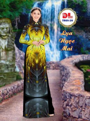 Vải Áo Dài Lụa Ngọc Mai Hoa Văn mới ra AD TR68 34 1602040470 105 Vai Ao Dai Lua Ngoc Mai Hoa Van moi ra