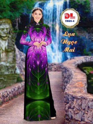 Vải Áo Dài Lụa Ngọc Mai Hoa Văn mới ra AD TR68 33 1602040470 197 Vai Ao Dai Lua Ngoc Mai Hoa Van moi ra