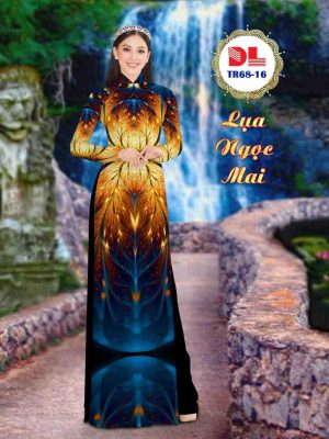 Vải Áo Dài Lụa Ngọc Mai Hoa Văn mới ra AD TR68 32 1602040470 296 Vai Ao Dai Lua Ngoc Mai Hoa Van moi ra