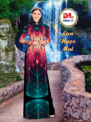 Vải Áo Dài Lụa Ngọc Mai Hoa Văn mới ra AD TR68 36 1602040470 80 Vai Ao Dai Lua Ngoc Mai Hoa Van moi ra