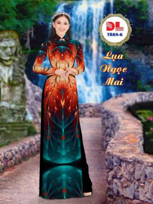 Vải Áo Dài Lụa Ngọc Mai Hoa Văn mới ra AD TR68 39 1602040471 6 Vai Ao Dai Lua Ngoc Mai Hoa Van moi ra
