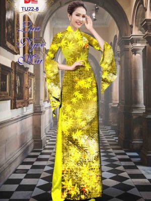 1602040734 725 Vai Ao Dai Lua Ngoc Mai Hoa Deu moi ra