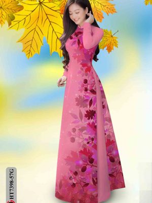 Vải áo dài in hình lá kiểu mới AD HT7398 28 1602057008 635 Vai ao dai in hinh la kieu moi AD HT7398