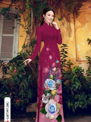 Vải áo dài hoa hồng kiểu mới AD GH7397 17 1602059346 37 Vai ao dai hoa hong kieu moi AD GH7397