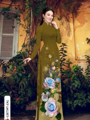 Vải áo dài hoa hồng kiểu mới AD GH7397 27 1602059355 876 Vai ao dai hoa hong kieu moi AD GH7397