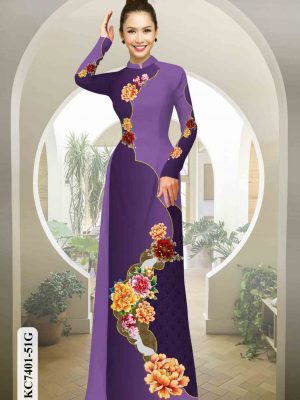 Vải áo dài hoa cẩm chướng kiểu mới AD KC7401 20 1602059980 213 Vai ao dai hoa cam chuong kieu moi AD KC7401