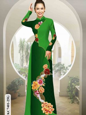 Vải áo dài hoa cẩm chướng kiểu mới AD KC7401 17 1602059980 287 Vai ao dai hoa cam chuong kieu moi AD KC7401