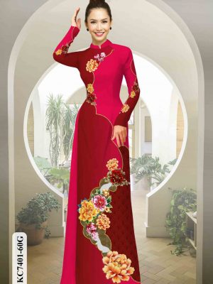 Vải áo dài hoa cẩm chướng kiểu mới AD KC7401 24 1602059981 60 Vai ao dai hoa cam chuong kieu moi AD KC7401