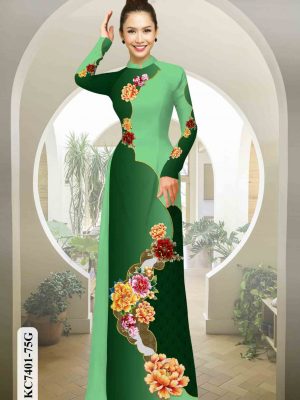 Vải áo dài hoa cẩm chướng kiểu mới AD KC7401 23 1602059981 714 Vai ao dai hoa cam chuong kieu moi AD KC7401