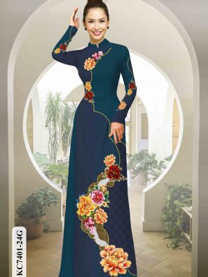 Vải áo dài hoa cẩm chướng kiểu mới AD KC7401 29 1602059982 979 Vai ao dai hoa cam chuong kieu moi AD KC7401