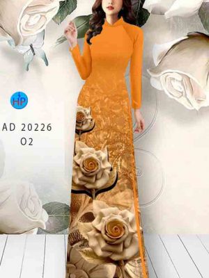 Vải áo dài hoa hồng kiểu mới AD 20226 26 1602228397 375 Vai ao dai hoa hong kieu moi AD 20226