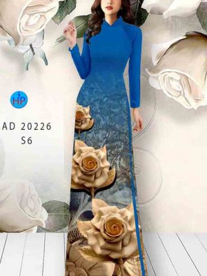 Vải áo dài hoa hồng kiểu mới AD 20226 27 1602228397 762 Vai ao dai hoa hong kieu moi AD 20226