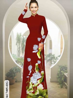 1602228687 155 Vai ao dai hoa sen moi ra AD KC7405