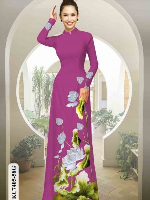1602228687 33 Vai ao dai hoa sen moi ra AD KC7405