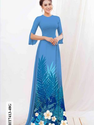 1602230997 377 Vai ao dai hoa su va la thiet ke 2020