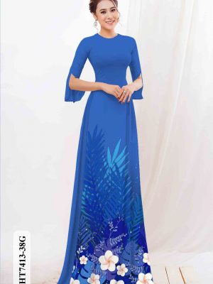 1602230997 69 Vai ao dai hoa su va la thiet ke 2020