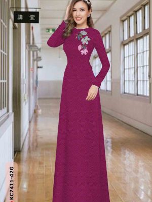 Vải áo dài hoa văn thiết kế 2020 AD KC7411 23 1602231171 886 Vai ao dai hoa van thiet ke 2020 AD KC7411