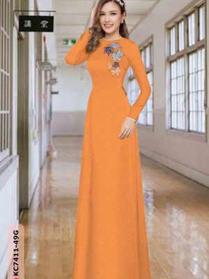 Vải áo dài hoa văn thiết kế 2020 AD KC7411 25 1602231171 924 Vai ao dai hoa van thiet ke 2020 AD KC7411