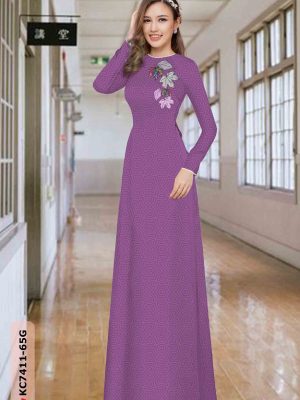 Vải áo dài hoa văn thiết kế 2020 AD KC7411 28 1602231172 123 Vai ao dai hoa van thiet ke 2020 AD KC7411