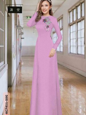 Vải áo dài hoa văn thiết kế 2020 AD KC7411 31 1602231173 966 Vai ao dai hoa van thiet ke 2020 AD KC7411